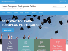 Tablet Screenshot of learn-portuguese.org